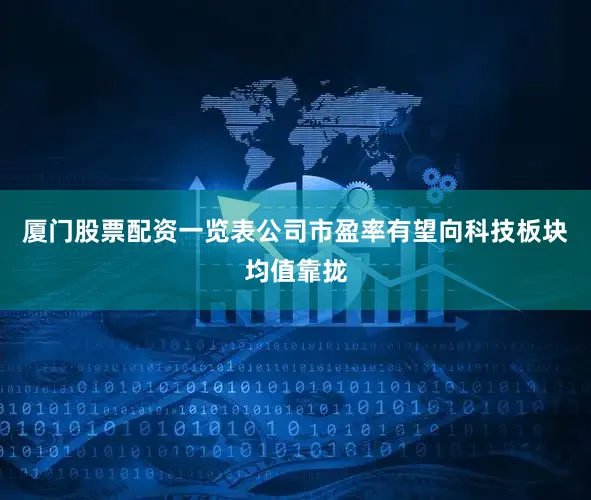 厦门股票配资一览表公司市盈率有望向科技板块均值靠拢